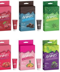 KIT CALCINHA FIO COM GEL BEIJÁVEL COLEÇÃO AROMAS BY PIMENTA SEXY