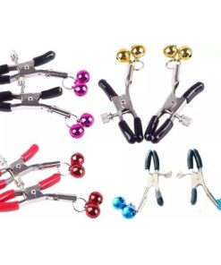 GRAMPO PREDENDOR DE MAMILO METAL COM GUIZO