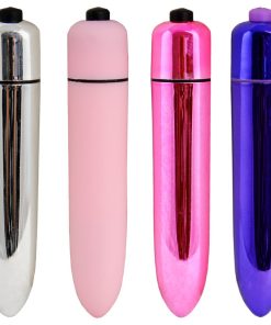 BULLET MASSAGEADOR DE CLITÓRIS AVELUDADO 9,0 X 1,8CM - CÁPSULA PILHA