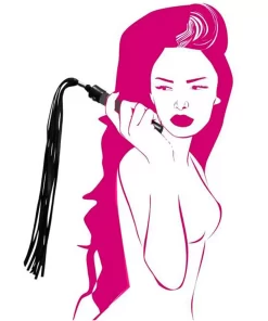 CHICOTE COM 10 TIRAS EM CORDA DE 40CM LA PIMENTA