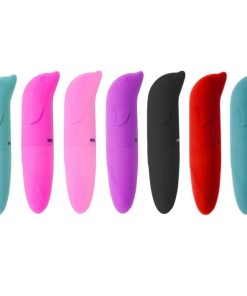 VIBRADOR PONTO G AVELUDADO COM FORMATO GOLFINHO