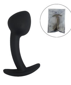 PLUG ANAL CURVADO EM SILICONE